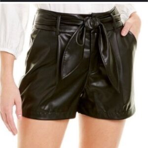 David Lerner leather shorts